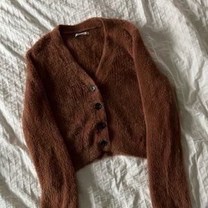 Fuzzy cardigan